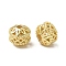Brass Hollow Column Beads, Ion Plating(IP), Long-Lasting Plated, Lead Free & Cadmium Free, Golden, 8.5x7.5mm, Hole: 1.9mm