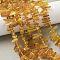 Natural Amber Beads Strands, Chip, 16.5~20x5~8x3~6mm, Hole: 0.7mm, 14.96 inch(38cm)