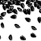 Faceted Natural Spinel Cabochons, Pointed Back, Teardrop Shape, 3x2x1.5mm