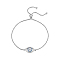 S925 Silver Devil Eye Bracelet with Full Diamond Eyes Series