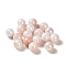 Opaque Acrylic Beads, Gradient Colorful, Round , Misty Rose, 6mm, Hole: 1.8mm, about 5000pcs/500g
