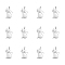12Pcs 304 Stainless Steel Pendants, with Jump Ring, Cat Charm, Stainless Steel Color, 19.5x13x1.4mm, Hole: 3.2mm