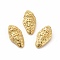 Rack Plating Eco-Friendly Brass Pendants, Long-Lasting Plated, Lead Free & Cadmium Free, Nuggets Charm, Real 18K Gold Plated, 14x8x4mm, Hole: 3mm