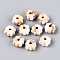 Resin Beads, Imitation Shell Beads, Rectangle, 6x8mm