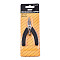 Stainless Steel Mini Diagonal Nipper Pliers, Flush Cutter, Ferronickel, with PVC Handle, Black, 10x5.2x1.3cm
