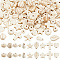 100Pcs 10 Styles Synthetic Howlite Beads, Leaf & Star & Rondelle, for Jewelry Making, Mixed Shapes, 6~16x6~13.5x2.3~9mm, Hole: 1.2~1.6mm,  10pcs/style