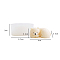 DIY Candle Silicone Molds, for Scented Candle Making, WhiteSmoke, 6.5x3cm, Inner Diameter: 6x3.5x2.6cm