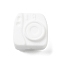 Camera Food Grade Eco-Friendly Silicone Focal Beads, DIY Necklaces Making, White, 24x23x12mm, Hole: 2mm