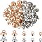 UNICRAFTALE 60pcs 5 Sizes 2 Colors Pendant Bails Snap On Bails Stainless Steel Bails Pinch Bails Clasp Connector Findings for Pendant Necklace Jewelry Making 4-10mm