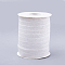 Glitter Sparkle Ribbon, Polyester & Nylon Ribbon, White, 3/8 inch(9.5~10mm), about 50yards/roll(45.72m/roll)