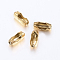 Ion Plating(IP) 304 Stainless Steel Ball Chain Connectors, Golden, 5.5x2.5mm, Fit for 1.5mm ball chain