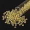 11/0 Grade A Round Glass Seed Beads, Transparent Inside Colours, Light Khaki, 2.3x1.5mm, Hole: 1mm, about 48500pcs/pound