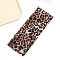 Cloth HairBands, Hair Bands for Women Girls, Leopard Print Pattern, Sandy Brown, 220x85mm