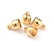 Brass Cord End Cap for Jewelry Making, Long-Lasting Plated, Column, Real 24K Gold Plated, 11x8mm, Hole: 1.6mm, Inner Diameter: 7mm