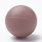 Food Grade Eco-Friendly Silicone Beads, Round, Indian Red, 8~10mm, Hole: 1~2mm
