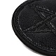 Компьютеризированная вышивка из искусственной кожи самоклеющиеся пластыри DIY-G031-01F-3