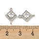 Латунные подвески из прозрачного кубического циркония KK-P275-41P-3