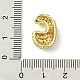 Подвески из латуни с покрытием из прозрачного кубического циркония KK-S378-01G-C-3