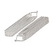 Латунь кисточкой большие кулоны KK-F898-22D-P-2