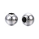 Круглые бусины из нержавеющей стали марки 304 STAS-TAC0004-8mm-P-3
