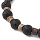 Натуральные бусины из лавы BJEW-JB11329-01-4