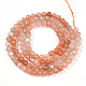 Натуральный Sunstone бисер пряди G-T141-67-3