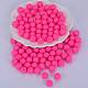 Круглые силиконовые фокусные бусины SI-JX0046A-33-1
