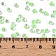 8/0 внутренний цвет прозрачный стеклянный бисер SEED-T007-06D-4