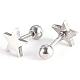 Серьги-штанги для хрящей из нержавеющей стали 201 EJEW-R147-08-3