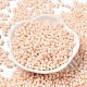 Непрозрачные цвета блестящие стеклянные бусины X1-SEED-B001-01A-04-2