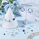 Прозрачные стеклянные бусины GLAA-SC0002-52-4