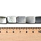 Нити бусин из натуральной черной ракушки для губ BSHE-D300-03-10x14mm-4