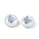 Бусины из натуральных пресноводных ракушек SHEL-N003-22-13P-4