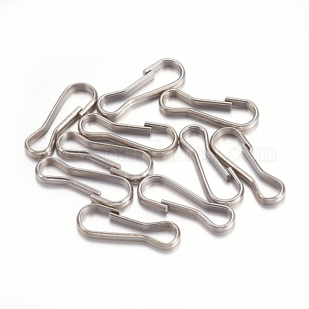 Фурнитура для брелока из нержавеющей стали 304 STAS-O105-02P-20mm-1