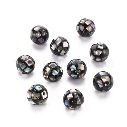 Бусины из cмолы SSHEL-T014-38-8mm-07-1