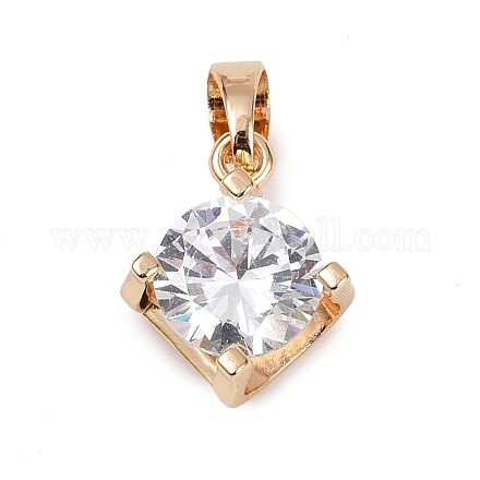Латунные микро проложить кубического циркония подвески X-KK-E795-29KCG-04-1