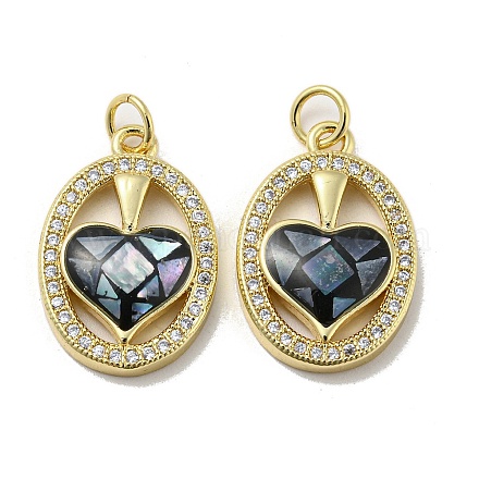 Латунные микро проложить кубического циркония подвески KK-H457-01G-02-1