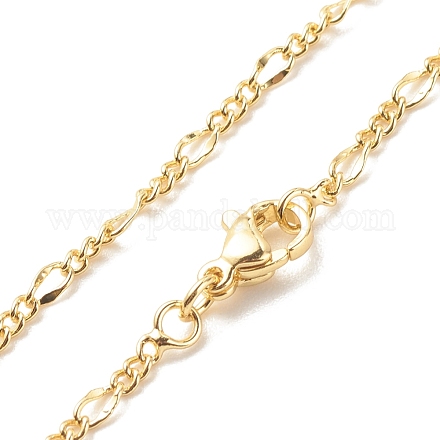 Женское колье из латуни figaro NJEW-P265-30G-1