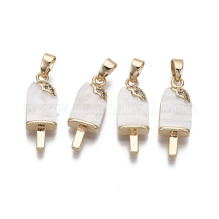 Латунные подвески с фианитами KK-N233-033-NF-1