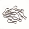 Tarnish Resistant 304 Stainless Steel Keychain Clasp Findings, Stainless Steel Color, 20.5x7x2mm