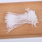 500Pcs Plastic Label Seal String, Plastic Hang Tag Fasteners, Seal Loop Pins, White, 125mm
