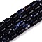 Natural Sodalite Beads Strands, Column, 9~9.5x6~6.5mm, Hole: 0.9~1mm, about 20~21pcs/strand, 7.28~7.6''(18.5~19cm)