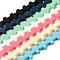 Synthetic Coral Beads Strands, Dyed, Cross, Mixed Color, 7.5~8.5x8~9x3~3.5mm, Hole: 1mm, about 40pcs/strand, 12.5 inch~12.7 inch(31.8~32.3cm)