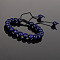 New Colorful Bracelet Black Gallstone Crafts Handmade Handmade Bracelet Colorful Peacock Stone Bracelet Ball Jewelry