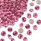 Preciosa® MAXIMA Crystal Round Stones, Czech Crystal, Dura Foiling, Round(431 11 615 Chaton), 70010 Rose, SS39(8.15~8.4mm)
