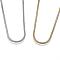 304 Stainless Steel Snake Chain Necklaces, with Lobster Claw Clasps, Mixed Color, 29.9 inch(76cm), 2mm