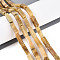 Natural Huanglong Jade Beads Strands, Cuboid, 13~13.5x4~5x4~5mm, Hole: 1~1.2mm, about 30pcs/strand, 15.16~15.35'''(38.5~39cm)