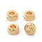 Brass Spacer Beads, Real 18K Gold Plated, Ring, Real 18K Gold Plated, 3x1.5mm, Hole: 1mm