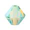Preciosa® Crystal Beads, Czech Crystal, Bicone(451 69 302 Rondelle), 50000 20000 Chrysolite AB 2x, 5mm, Hole: 1mm