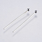 Tarnish Resistant 304 Stainless Steel Ball Head Pins, Stainless Steel Color, 25~25.5x0.6~0.7mm, 23~21 Gauge, Head: 2mm